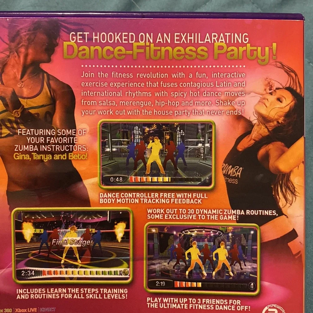 XBox 360 Kinect Zumba Fitness